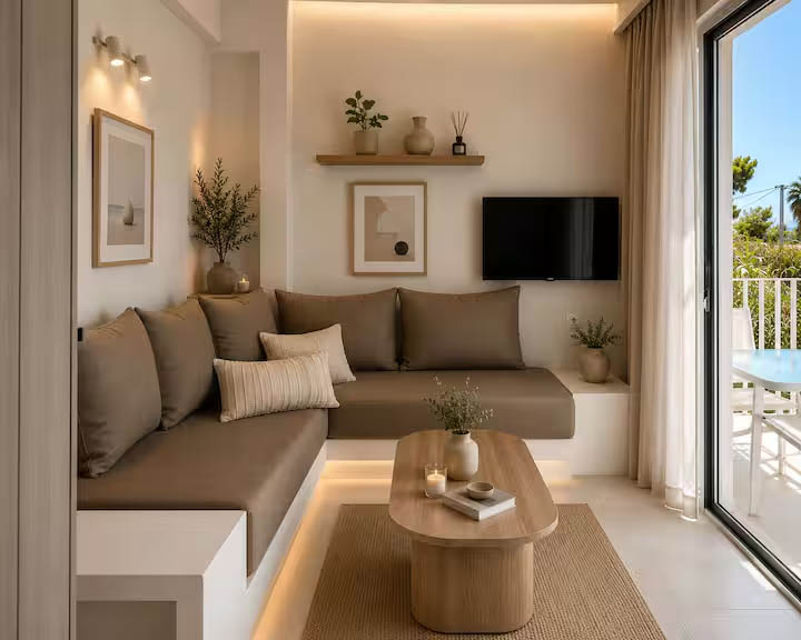 PJ Properties Studio in Sounio – Steps Away from the Beach